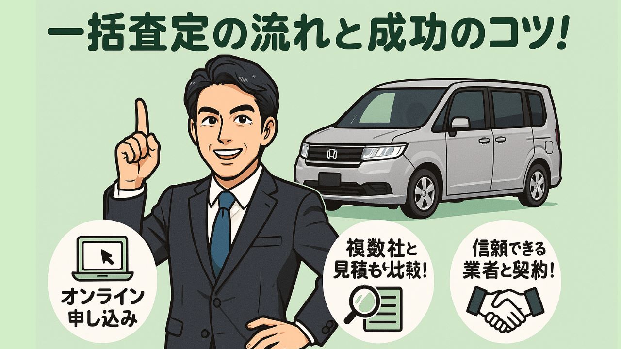 🛠一括査定の流れと成功のコツ!